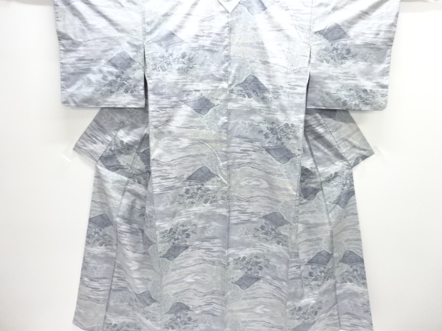 JAPANESE KIMONO / DORO OSHIMA TSUMUGI / WOVEN HOUSE SCENERY 